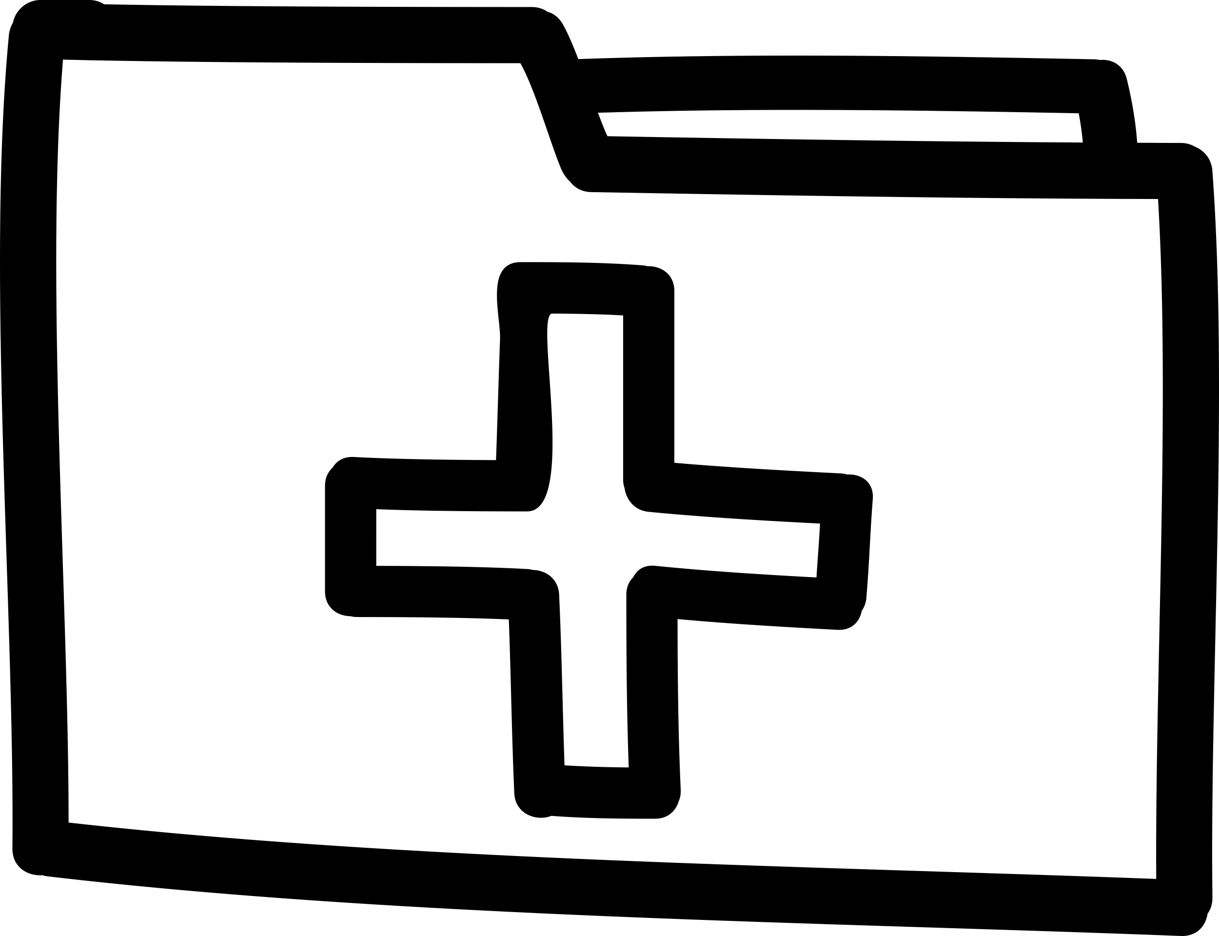 Add Folder Hand Drawn Interface Symbol Sticker Svg Vector Free Vectors